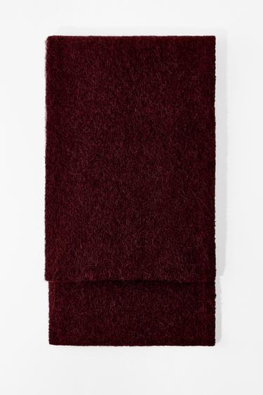 ÉCHARPE UNIE EN MAILLE - Bordeaux de Zara