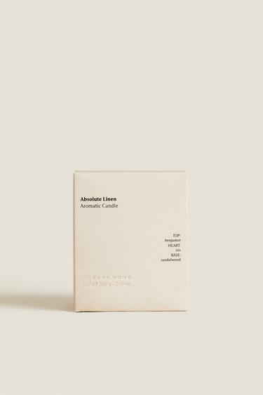 (200 G) ABSOLUTE LINEN SCENTED CANDLE - Mustard by Zara - Image 4