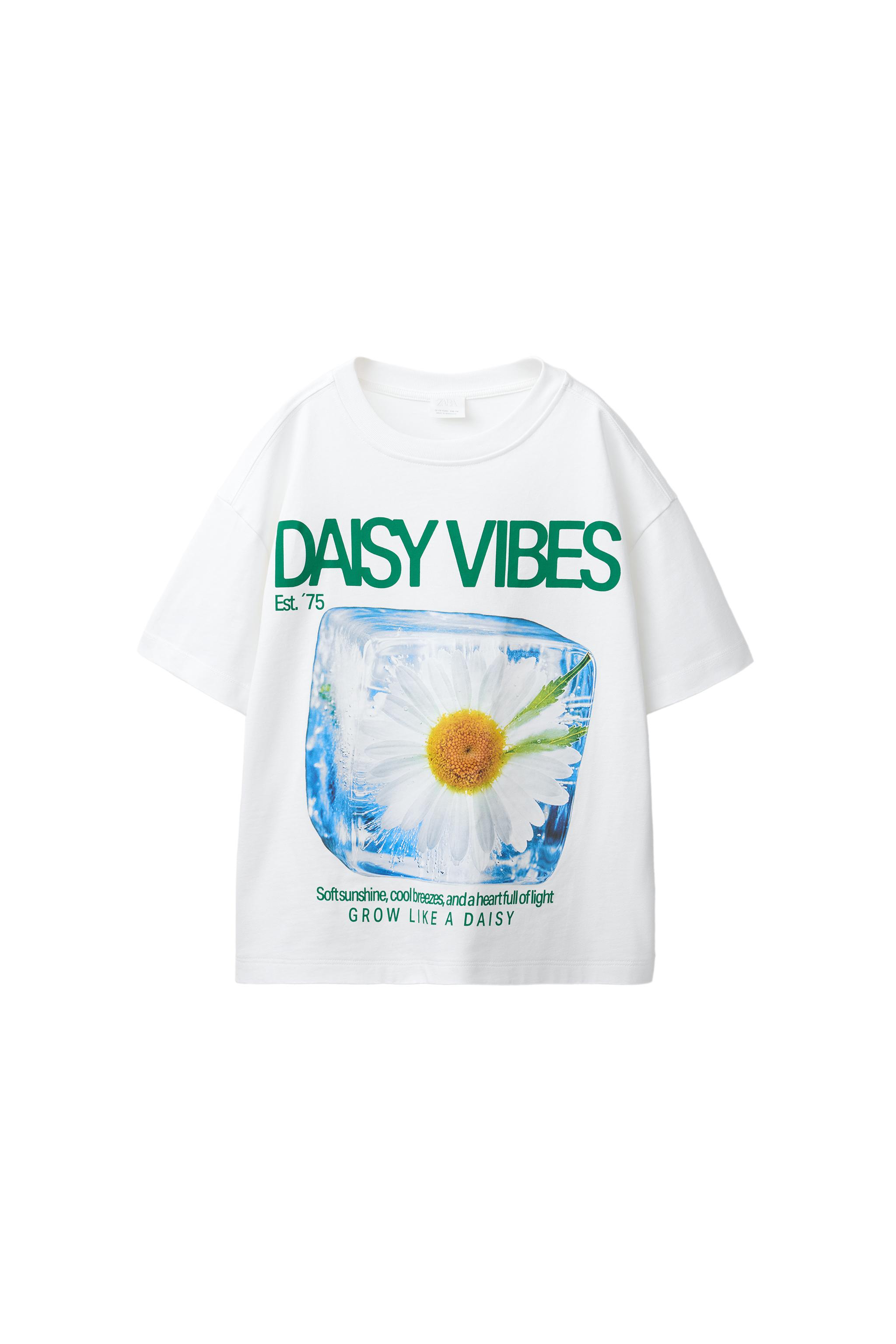 ICE PRINT T-SHIRT - White | ZARA Canada