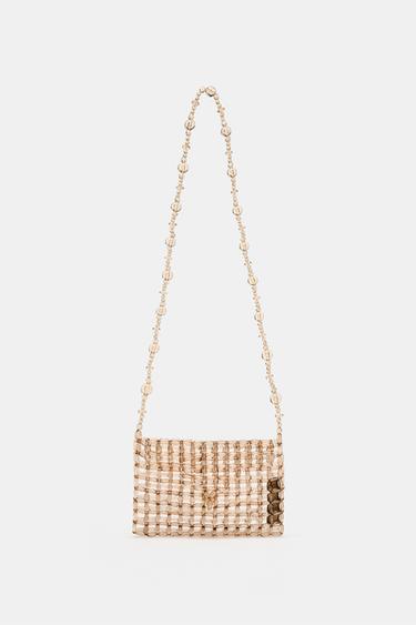 ÇANTË POSTIERI STIL ZARFI - Flori nga Zara