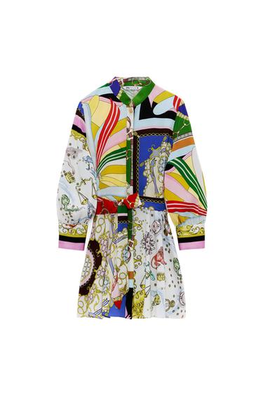 VESTIDO MINI ESTAMPADO