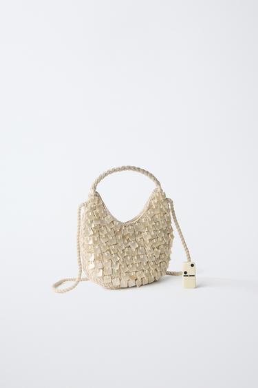 SAC BANDOULIÈRE DÉCORS - Blanc écru de Zara - Image 6