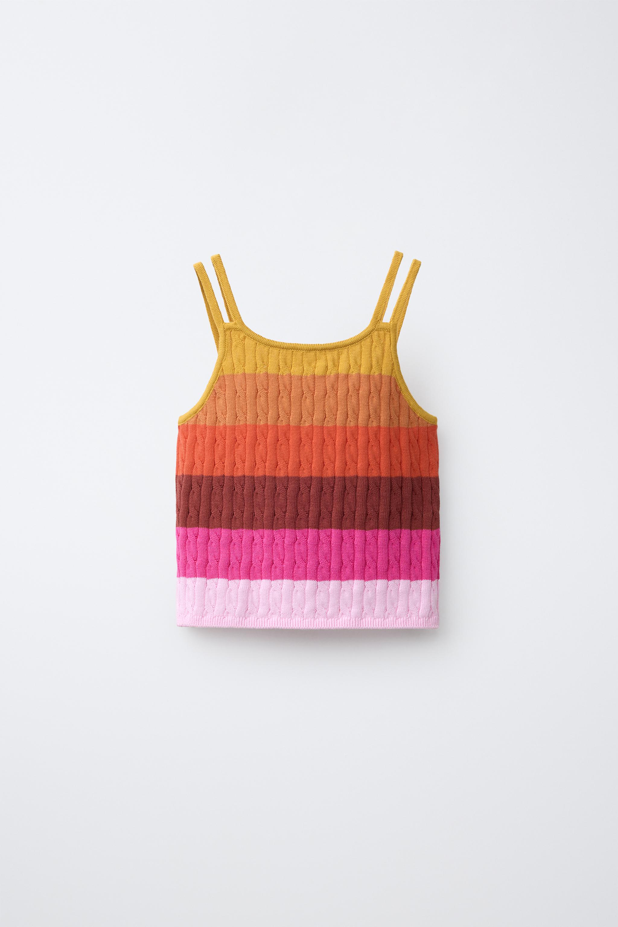 CABLE KNIT TOP - Multicolored | ZARA United States