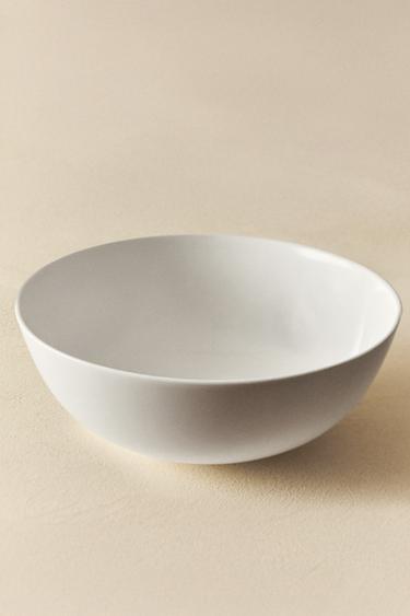 BONE CHINA SALAD BOWL - White by Zara - Image 5
