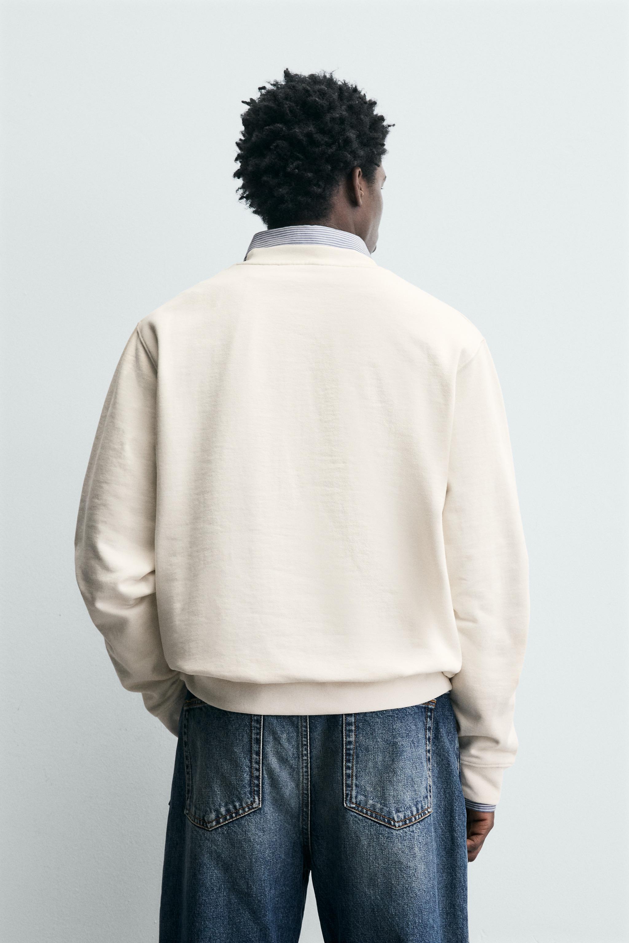 SWEAT REGULAR FIT À INSCRIPTION IMPRIMÉE