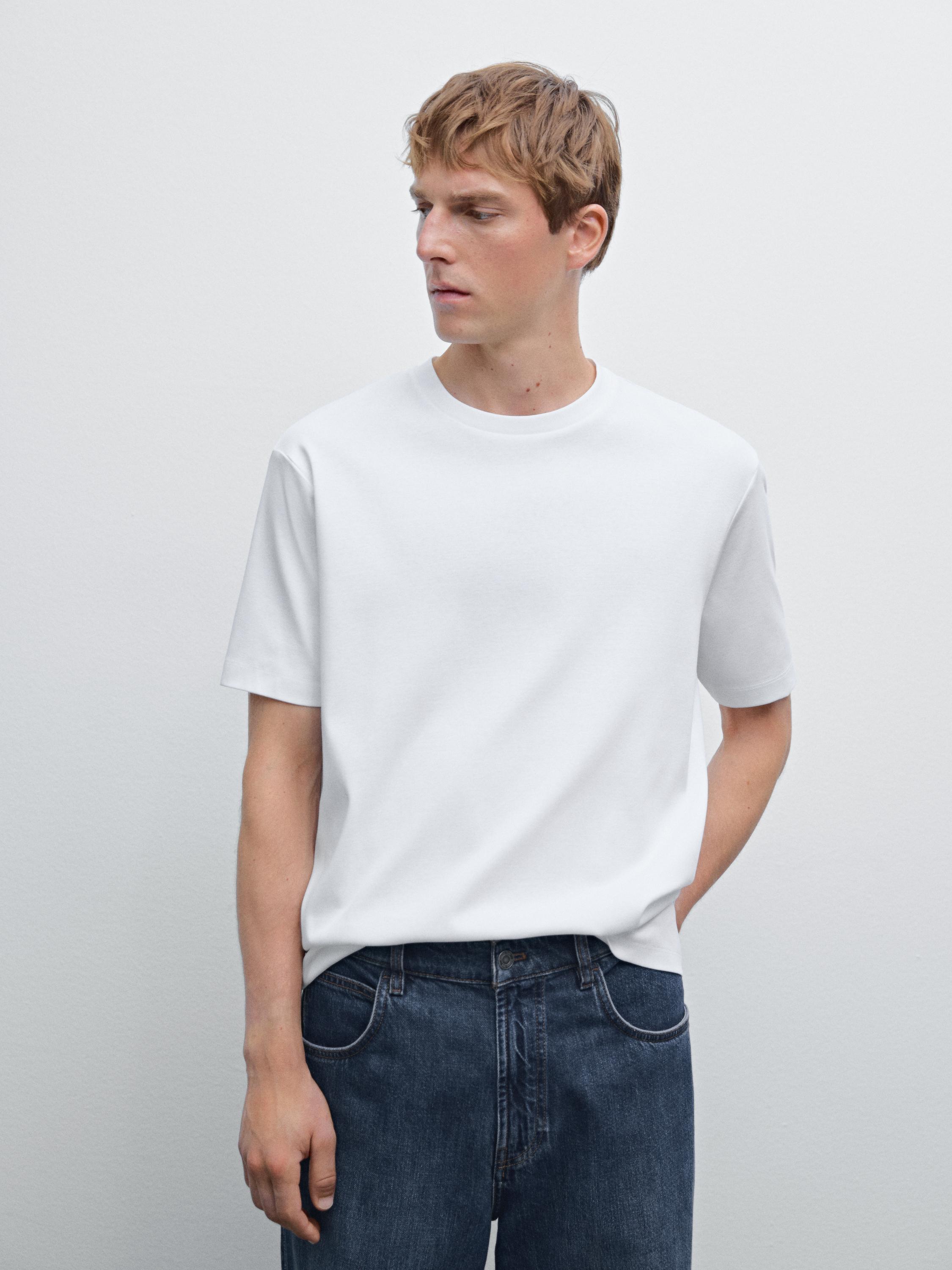 100% mercerised cotton T-shirt