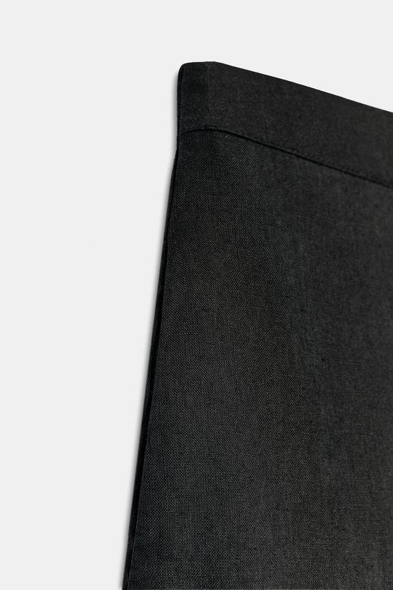 JUPE-CULOTTE ASYMÉTRIQUE - Gris / Bleu de Zara - Image 7