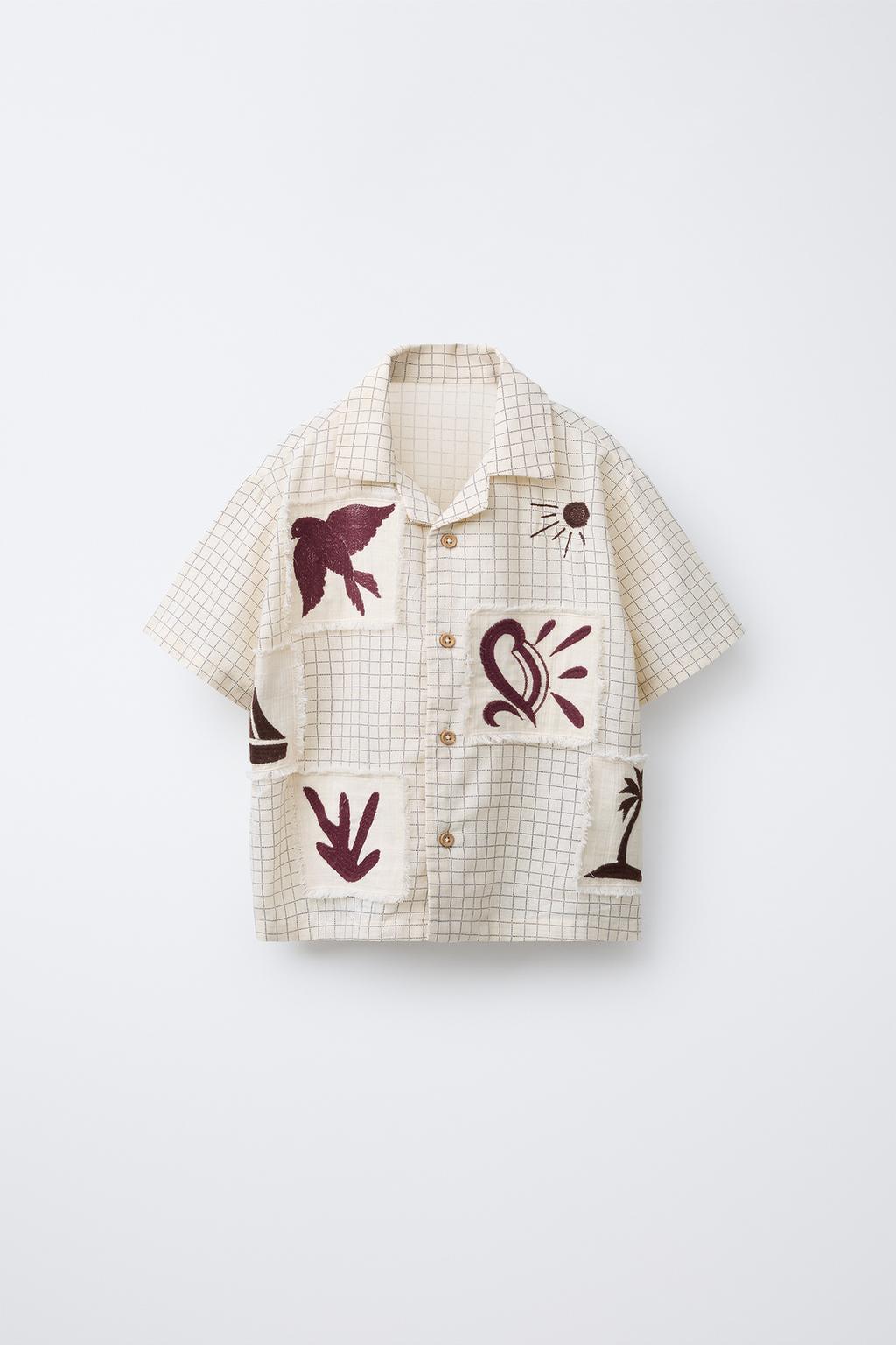 CAMISA CUADROS PARCHES