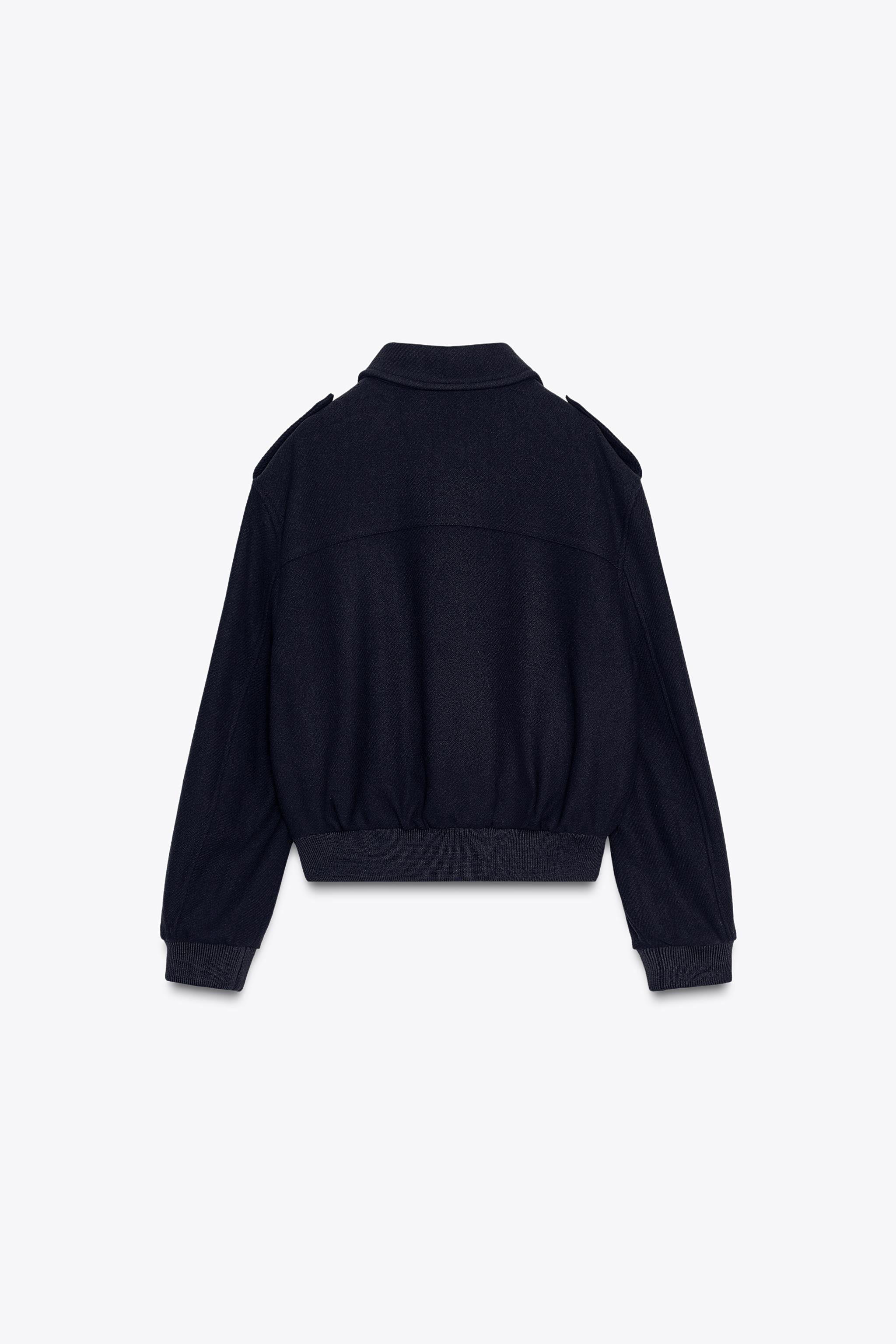 ZARA ウール混紡ジャケット　ZW Collection zara zwコレクション ウール混紡チェック柄ブレザー コート