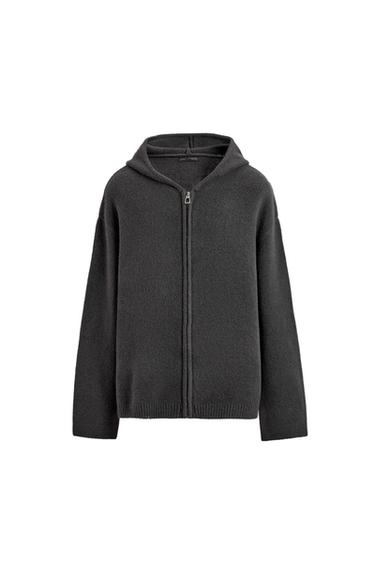 HOODED CARDIGAN