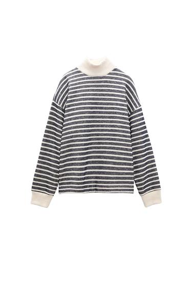 HIGH NECK SWEATSHIRT