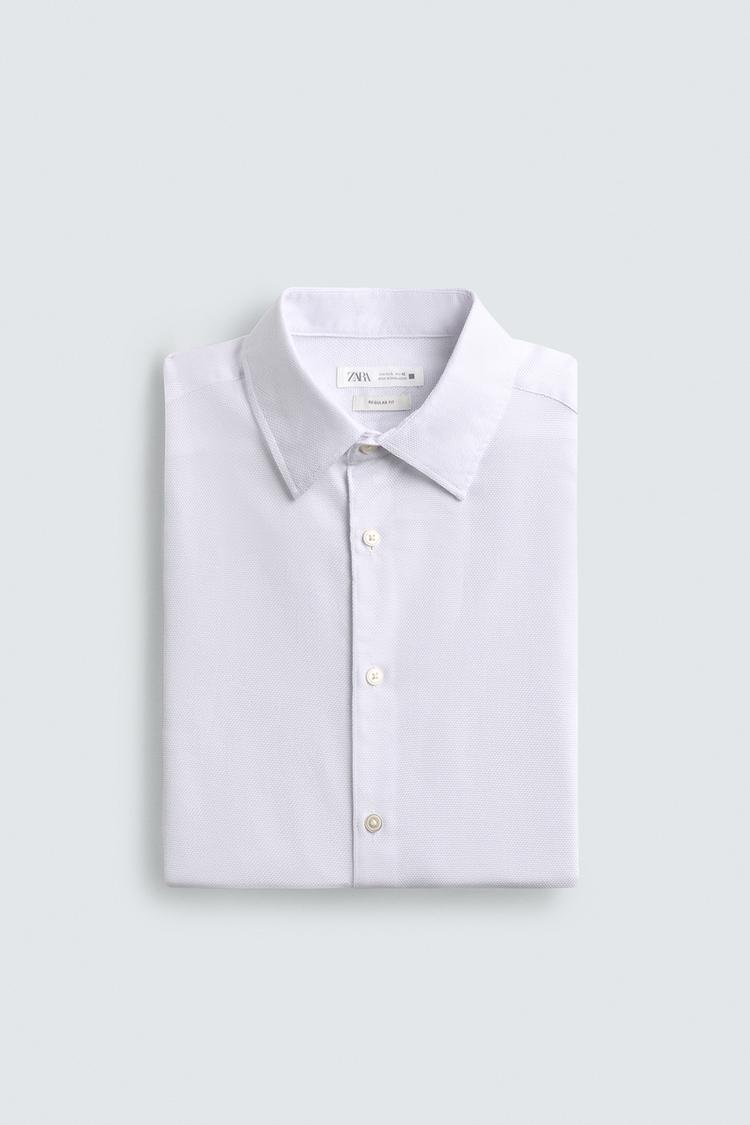 Camisa texturizada de fácil cuidado 8