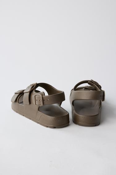 POOL SANDALS - Brown by Zara - Image 3