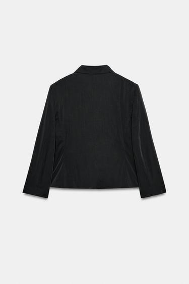 VESTE À POCHES ZW COLLECTION - Noir de Zara - Image 6