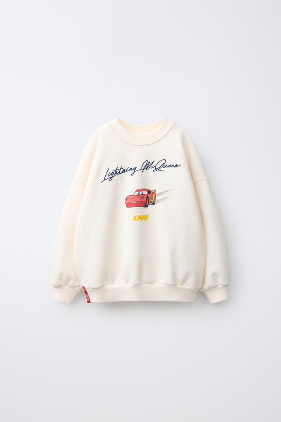 CARS LIGHTNING MCQUEEN © DISNEY/PIXAR PRINT SWEATSHIRT - Ecru by Zara - Image 0