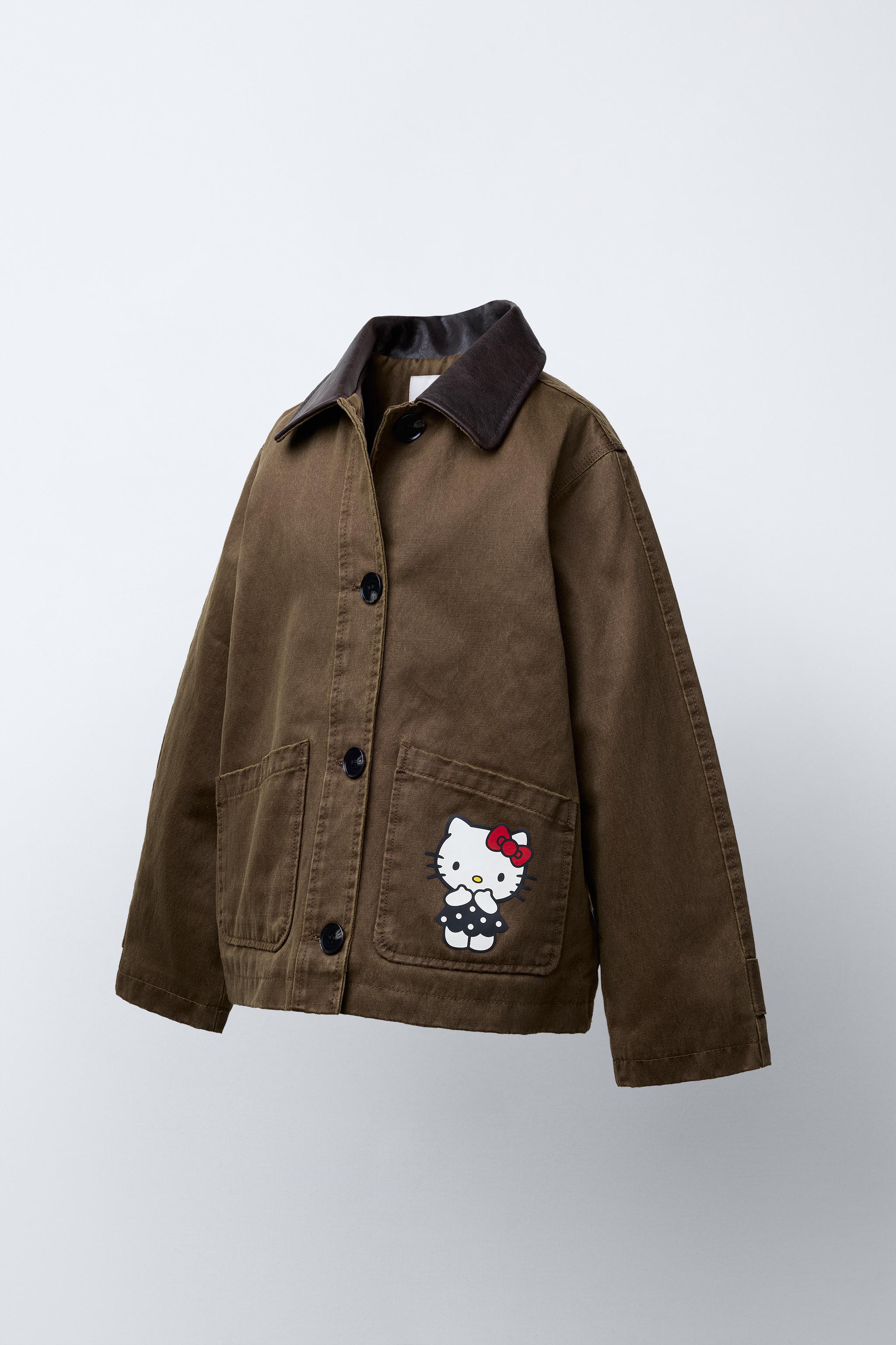 【新品未使用】ZARAキッズ ハートジャケット、スコート&ボウタイシャツ 156 ハートポケット スウェットシャツ - エクリュ | ZARA Japan / 日本