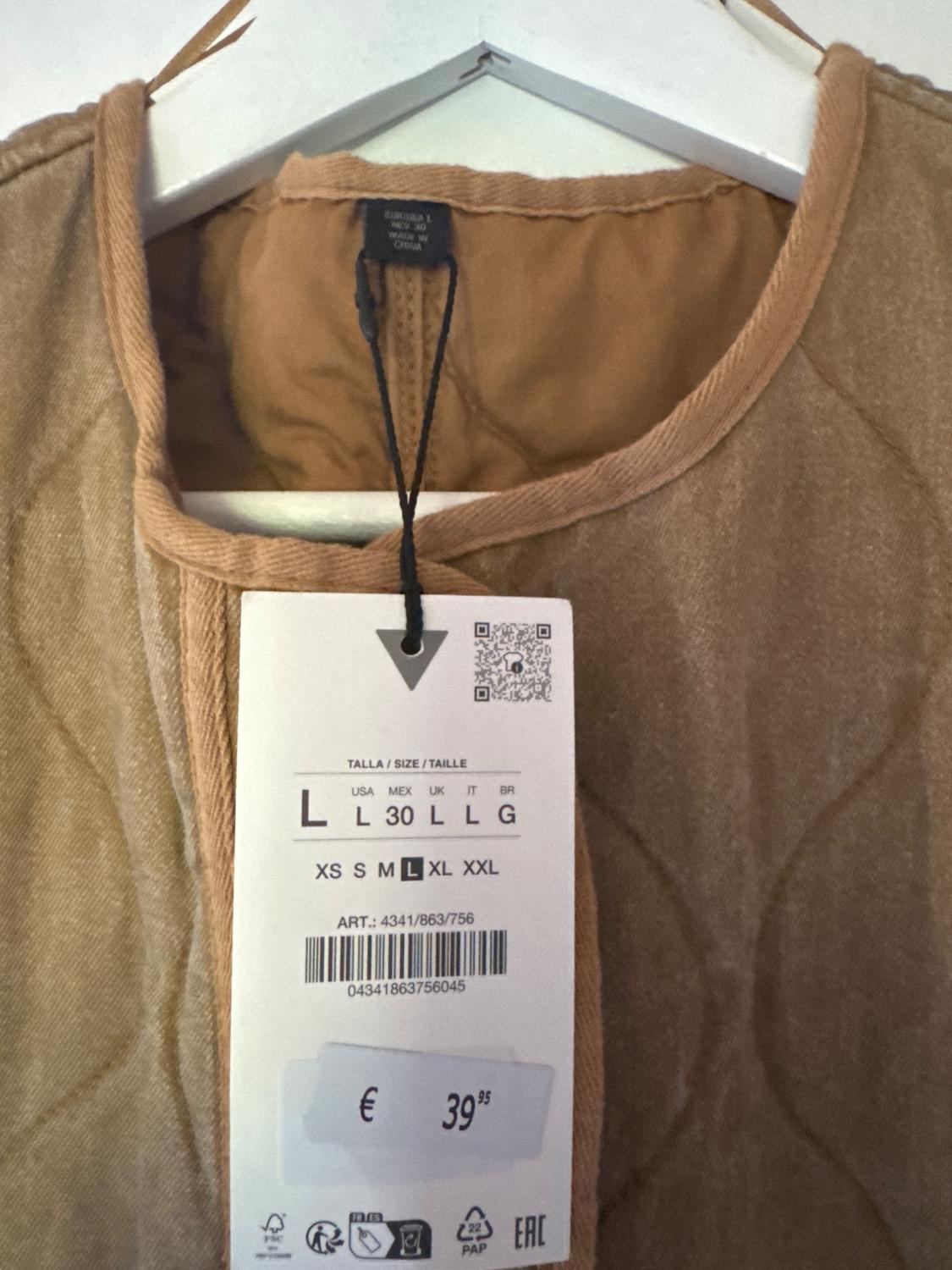 WASHED-EFFECT PADDED JACKET - Image 3