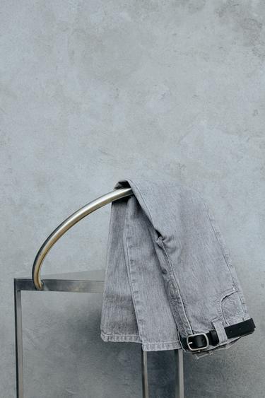 STORIESZ - OHLAPNE BALONASTE KAVBOJKE S STRUKTURO - tigrasto oranžna de Zara - Slika 0