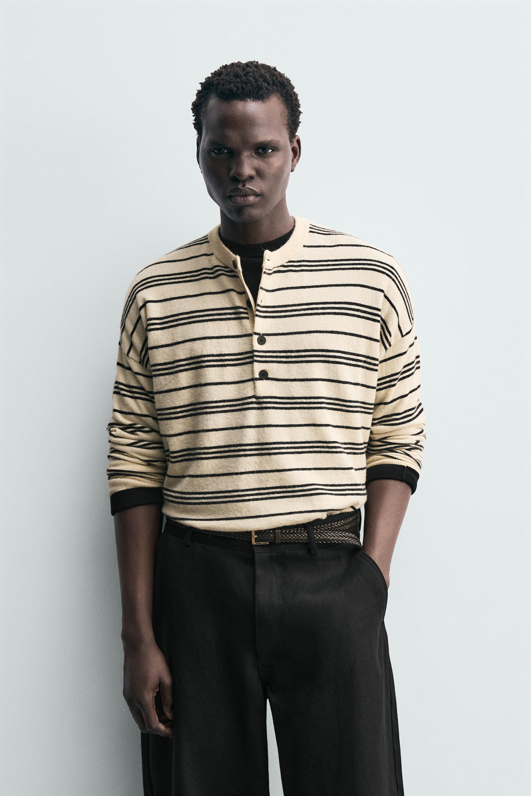 STRIPED HENLEY JUMPER