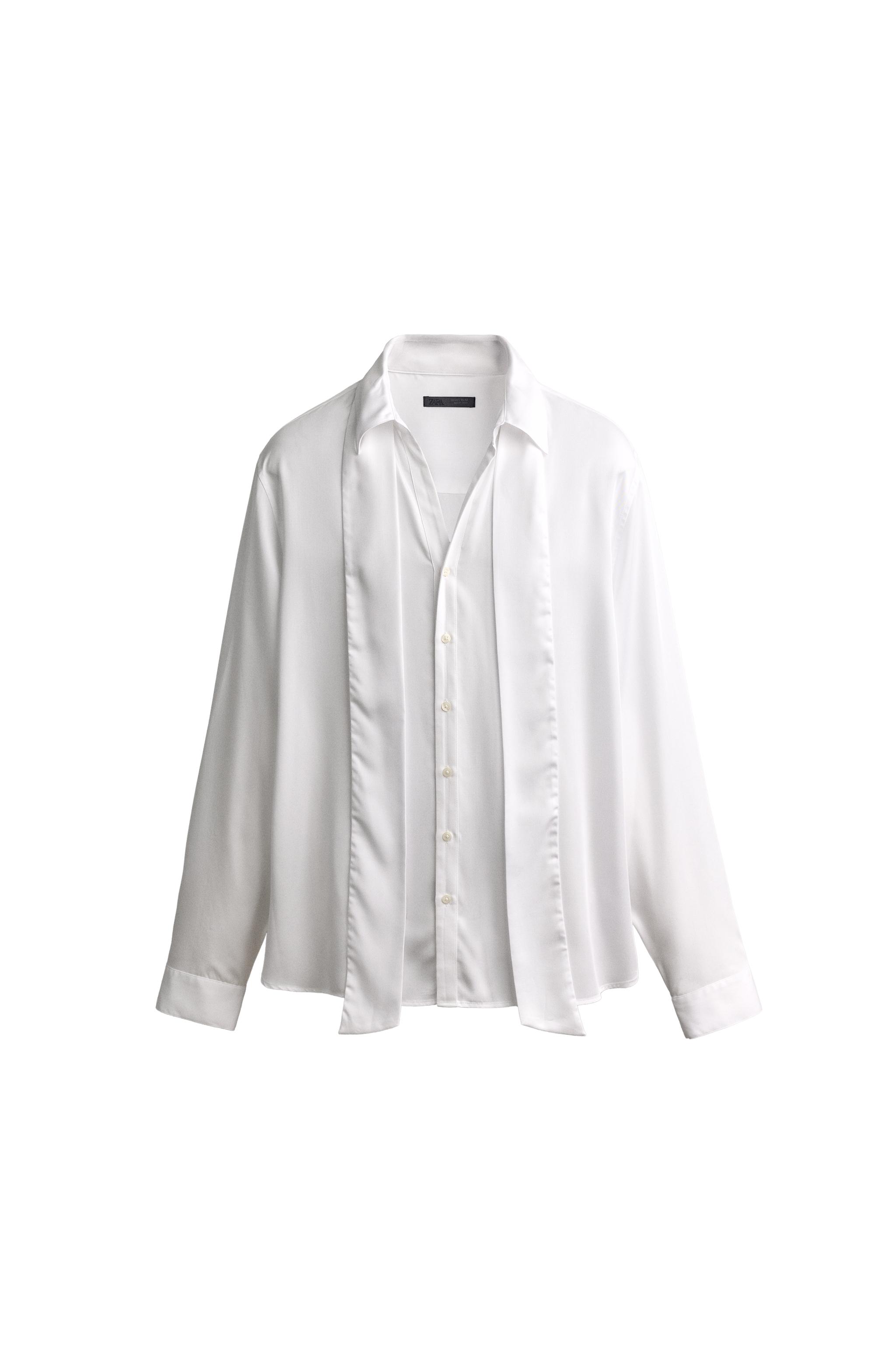 CAMISA RELAXED FIT FLUIDA LAZO