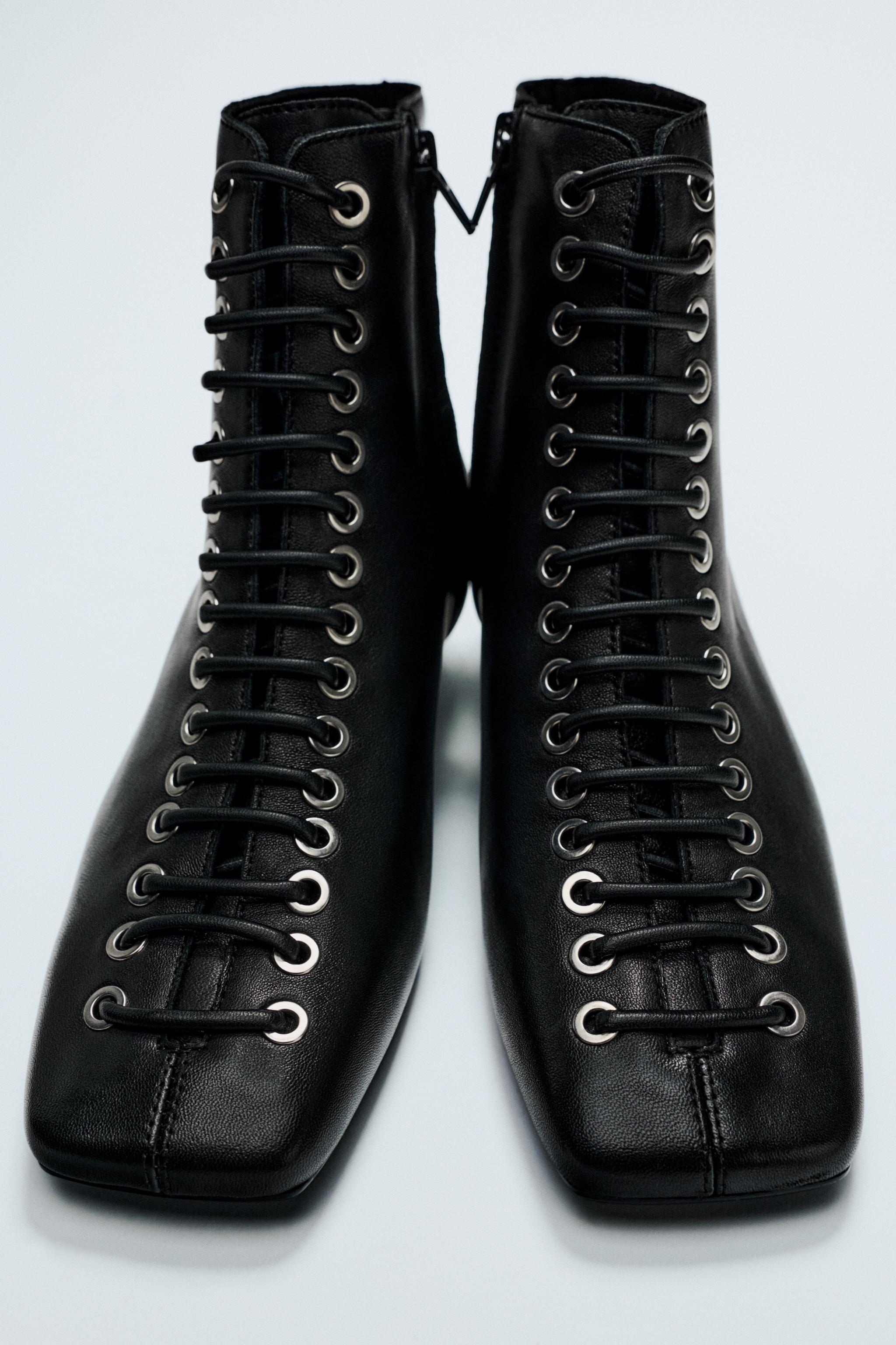 Bottines lacets zara online