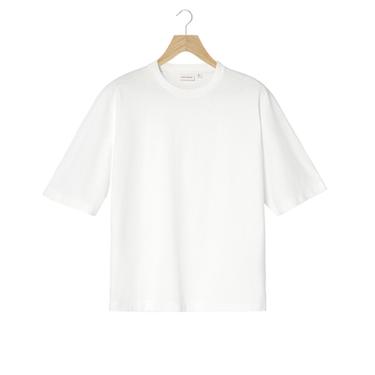 WASHED REGULAR FIT T-SHIRT - Oyster-white by Zara