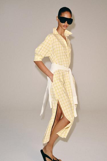 cotton flannel dressing gown Brushed 100% cotton flannel nightgown Royal Blue Shirt Dress ModelT_Prom Size:38S