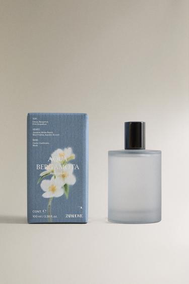 (100ML) AQUA BERGAMOTA 패브릭 스프레이 프레셔너 - Zara의 파스텔 그린 - 이미지 0