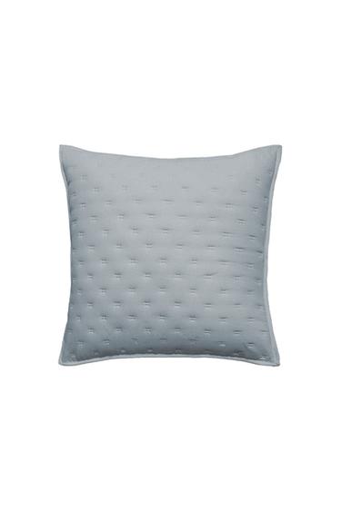 FEDERA CUSCINO TRAPUNTA IMBOTTITA PUNTINI - Azzurro medio di Zara