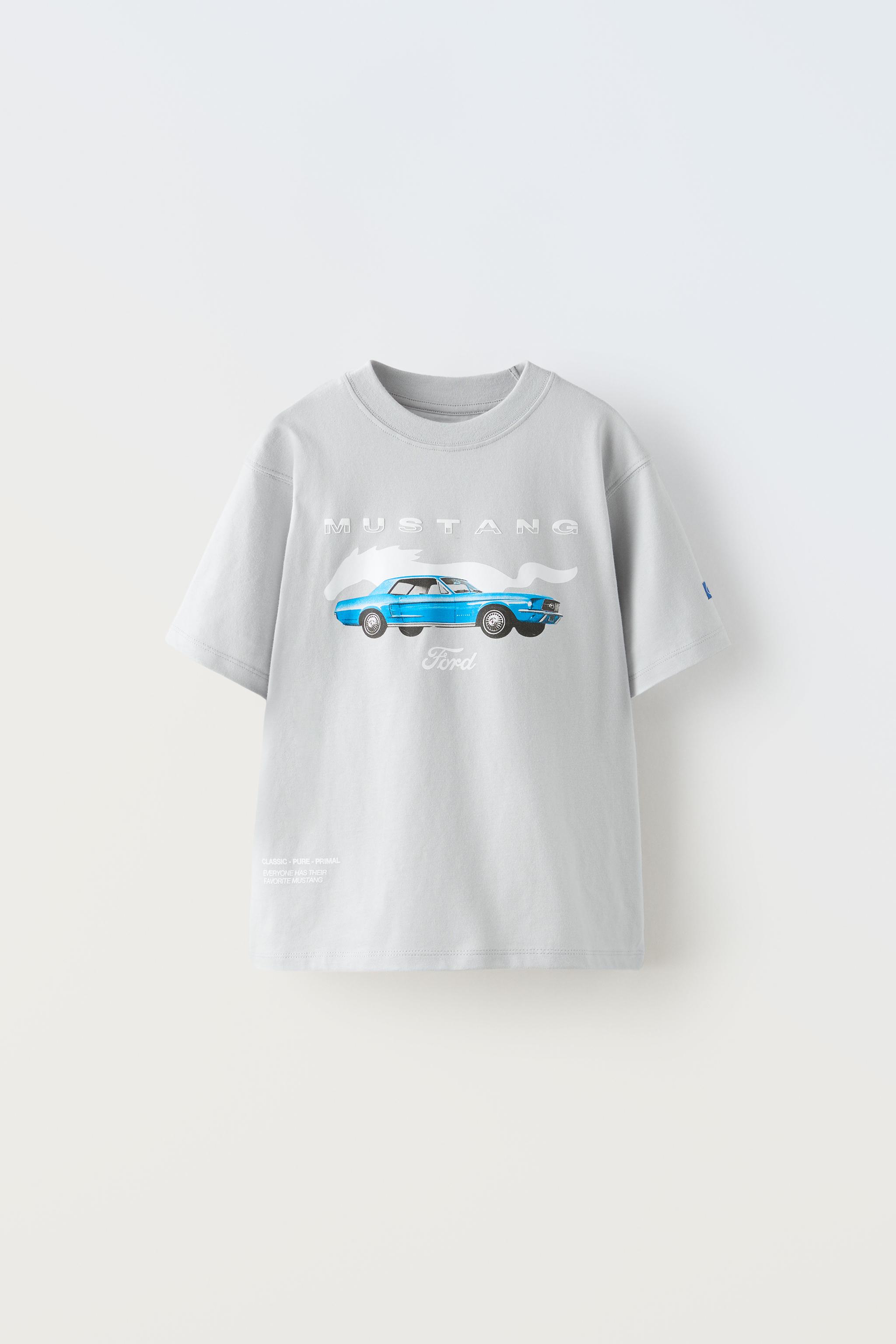 FORD MUSTANG © T-SHIRT - Light gray | ZARA United States