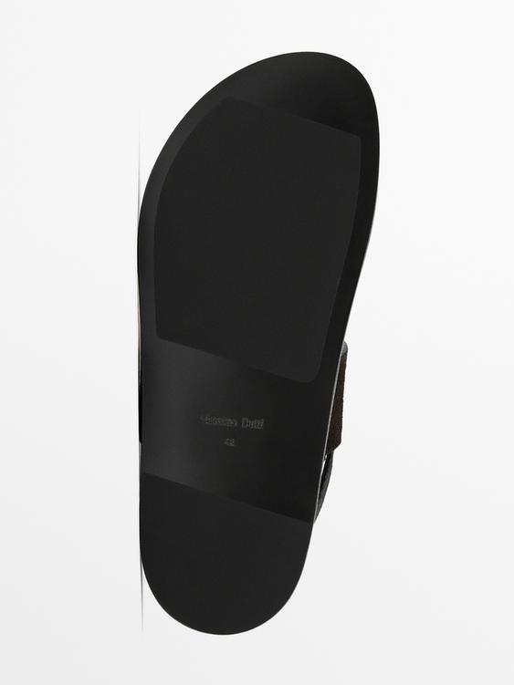 Split-leather slides