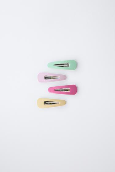 PACK CUATRO PINZAS CLIP COLORES - Multicolor de Zara