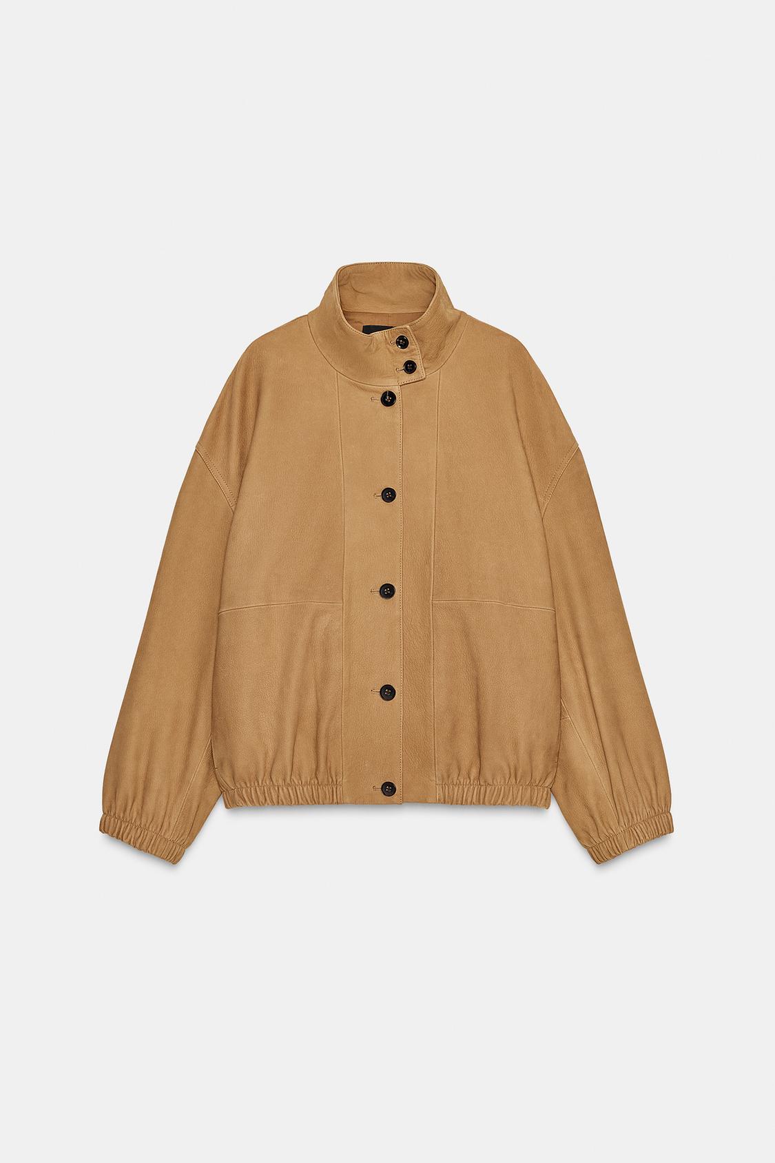 ZW COLLECTION LIMITED EDITION LEATHER BOMBER JACKET