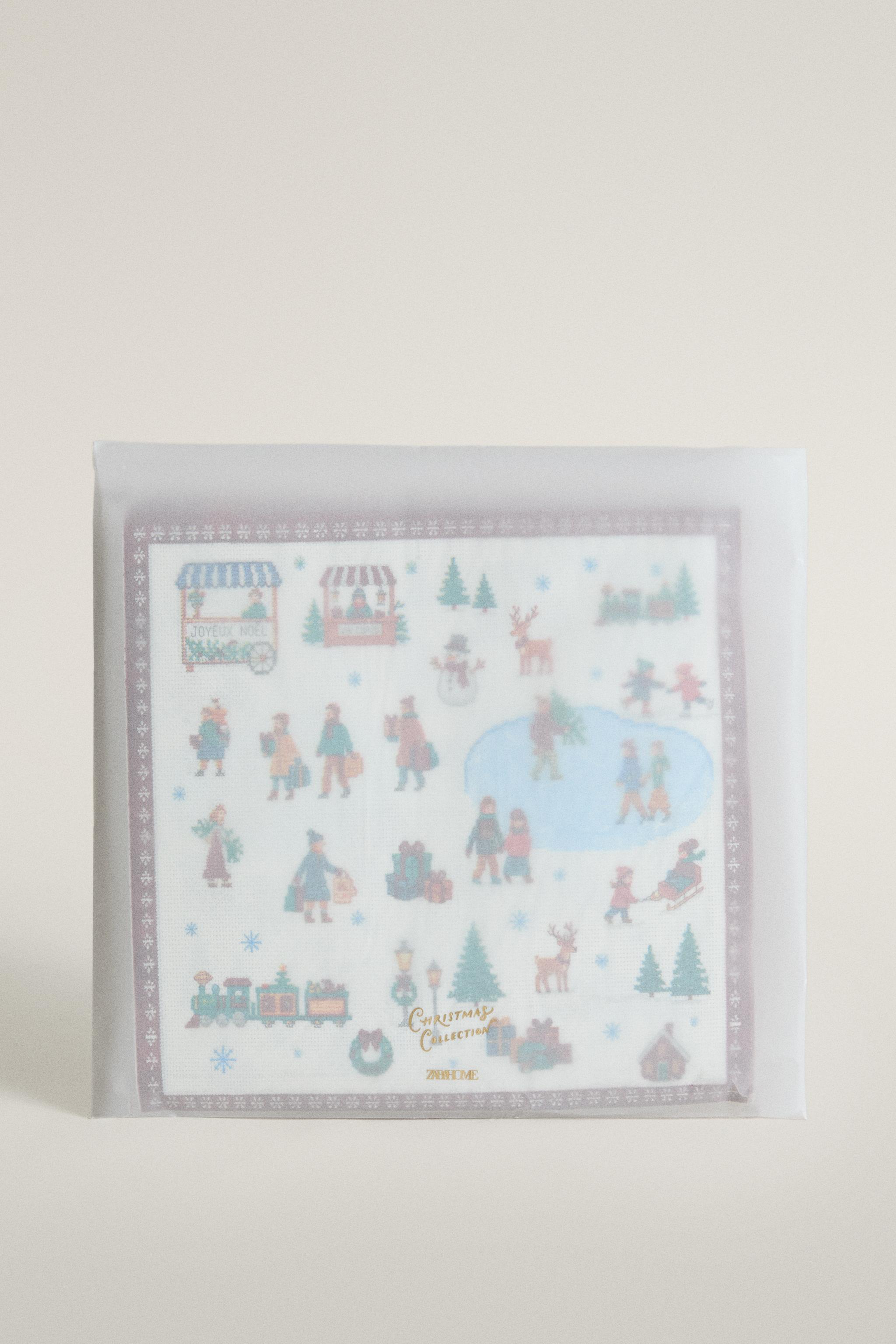 CHRISTMAS VILLAGE PAPER NAPKIN PACK (PACK OF 20)