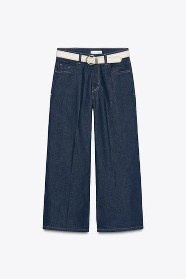 JEAN Z1975 PLI REPASSÉ À CEINTURE - Bleu de Zara - Image 6