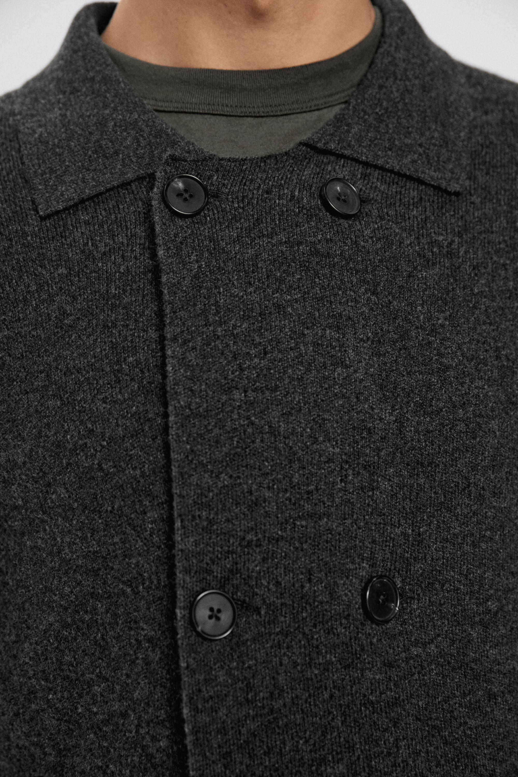 Double-breasted knit cardigan - LIMITED EDITION
