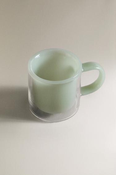 TASSE À CAFÉ BOROSILICATE DOUBLE PAROI - Vert d'eau de Zara - Image 1