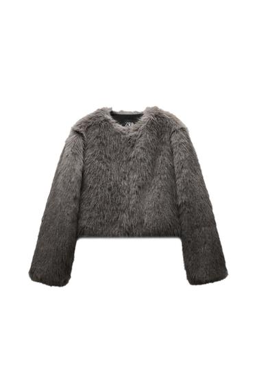 FAUX FUR SHORT COAT