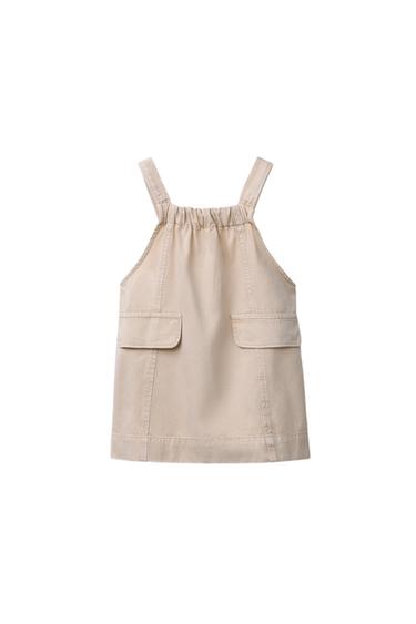 FLOWING PINAFORE DRESS