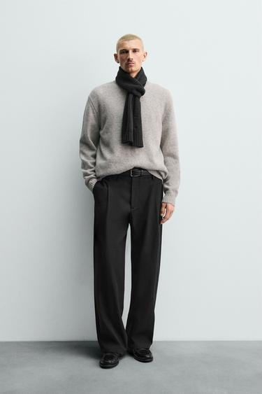 JERSEI REGULAR FIT 100% LLANA - Gris vigoureux de Zara