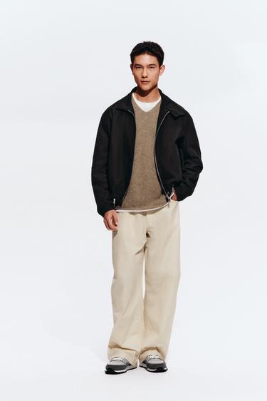 LIGHTWEIGHT COTTON JACKET - Black by Zara