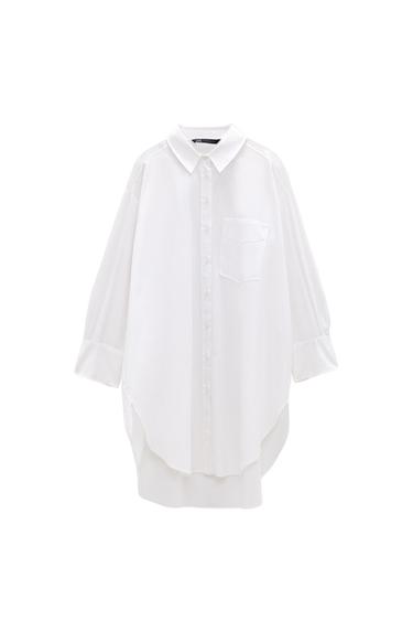 OVERSIZED POPLIN SHIRT