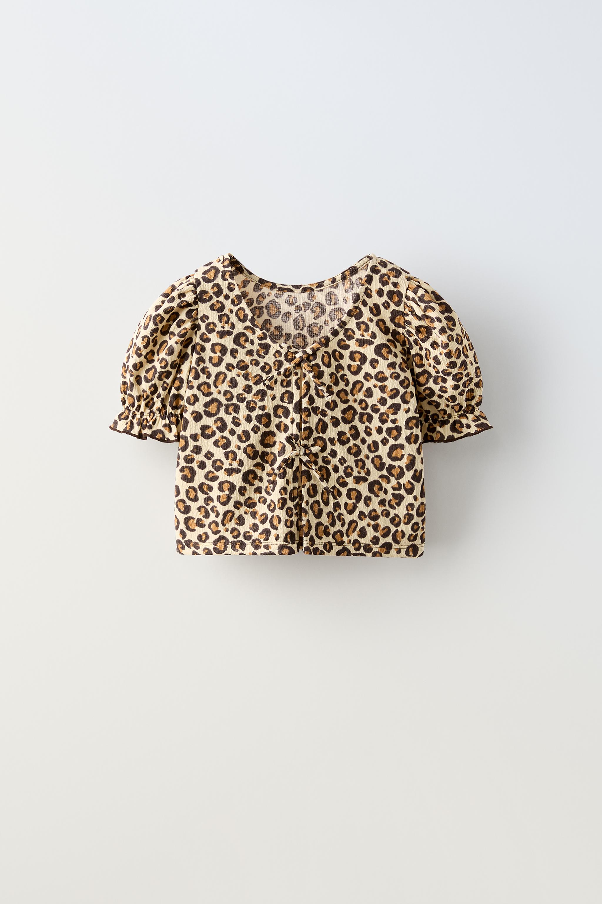 Zara kids boys leopard 2-pieces set 4-5 store years