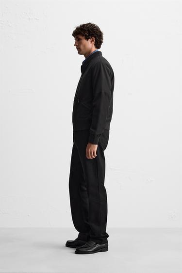 LIGHTWEIGHT BOMBER JACKET - Black by Zara - Image 3