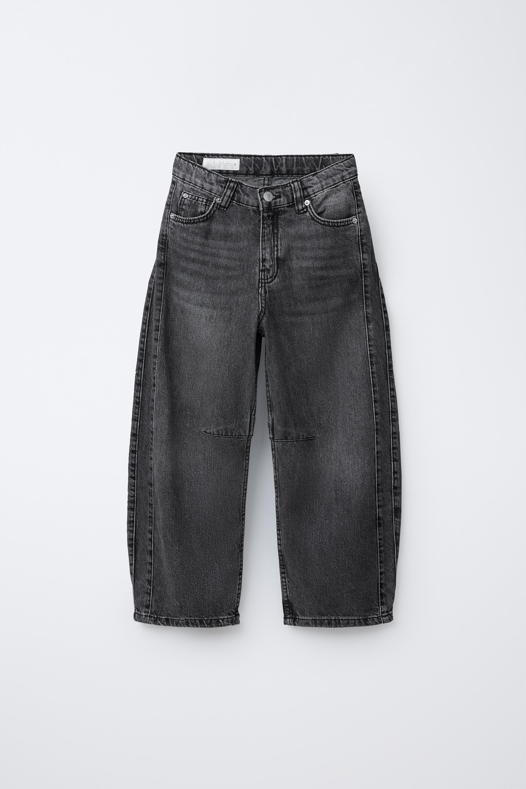 バレルバルーンフィットデニムパンツ - グレー | ZARA Japan / 日本