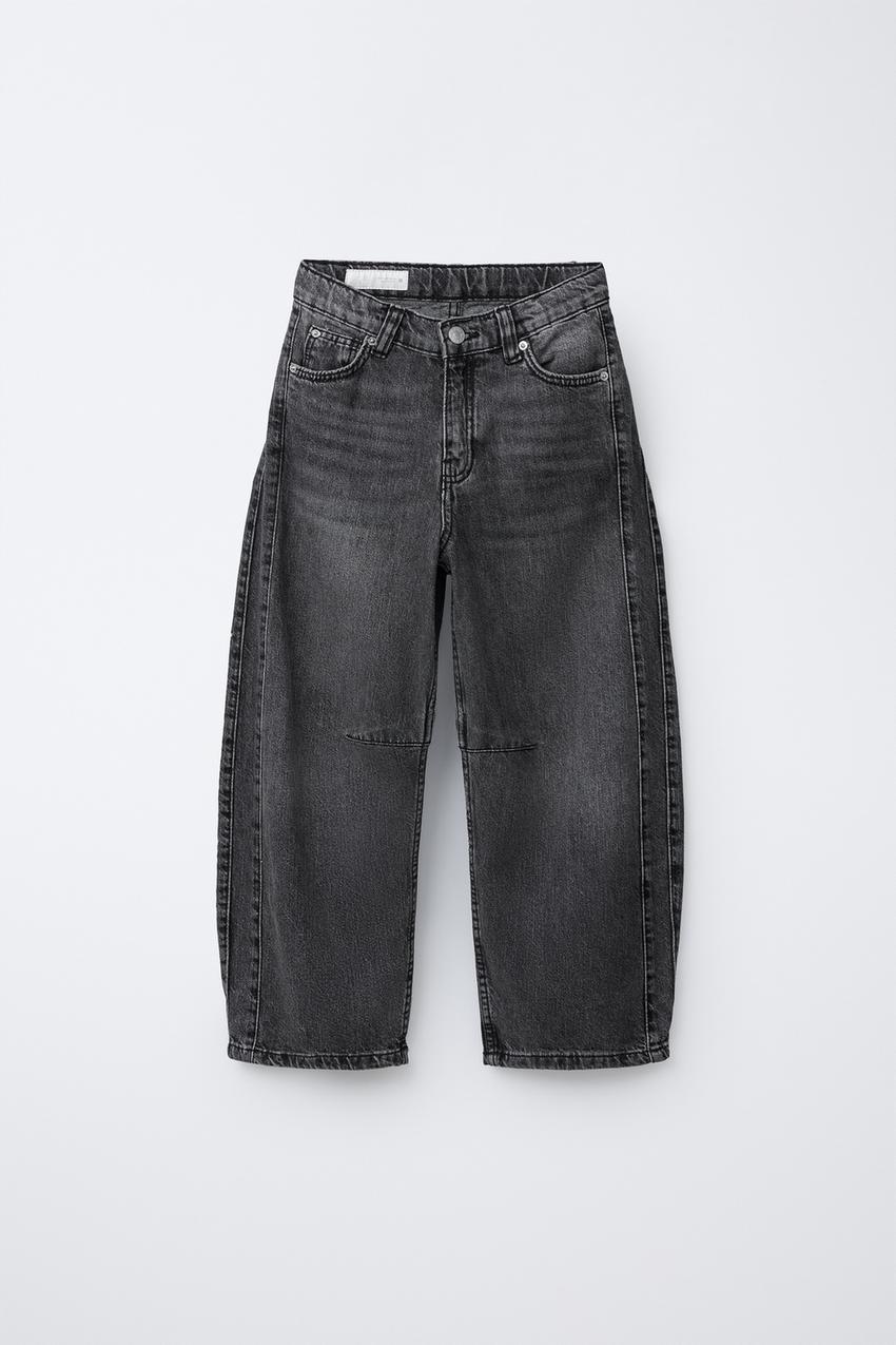 バレルバルーンフィットデニムパンツ - グレー | ZARA Japan / 日本