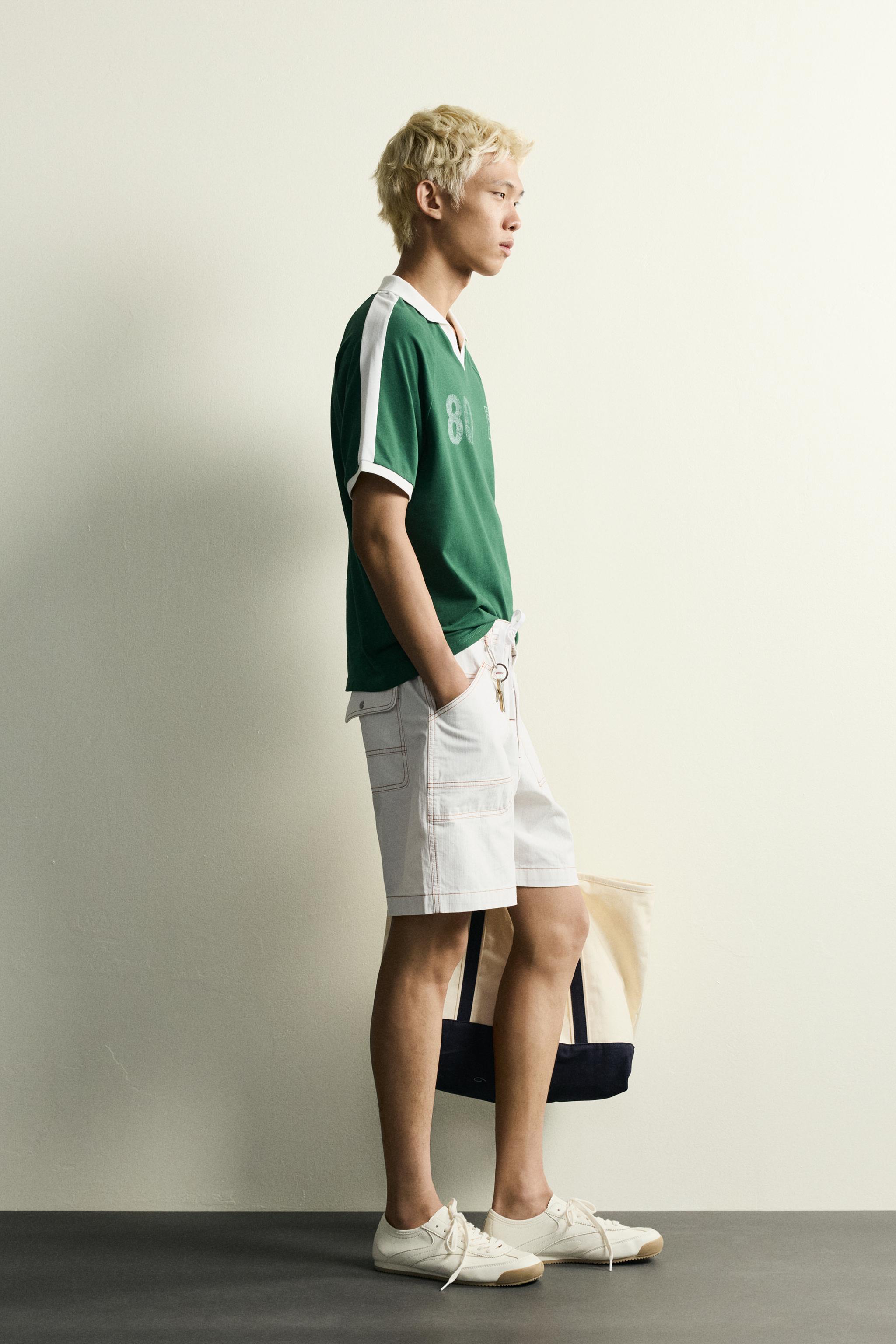 RETRO SOCCER CONTRAST POLO