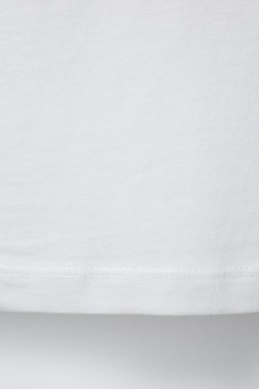 ANIMAL EMBROIDERED T-SHIRT - White by Zara - Image 3