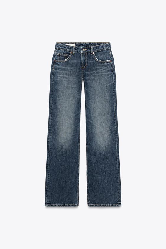 Mom Fit Jean High Rise Zara Women's Wide Leg Jeans ZARA United States