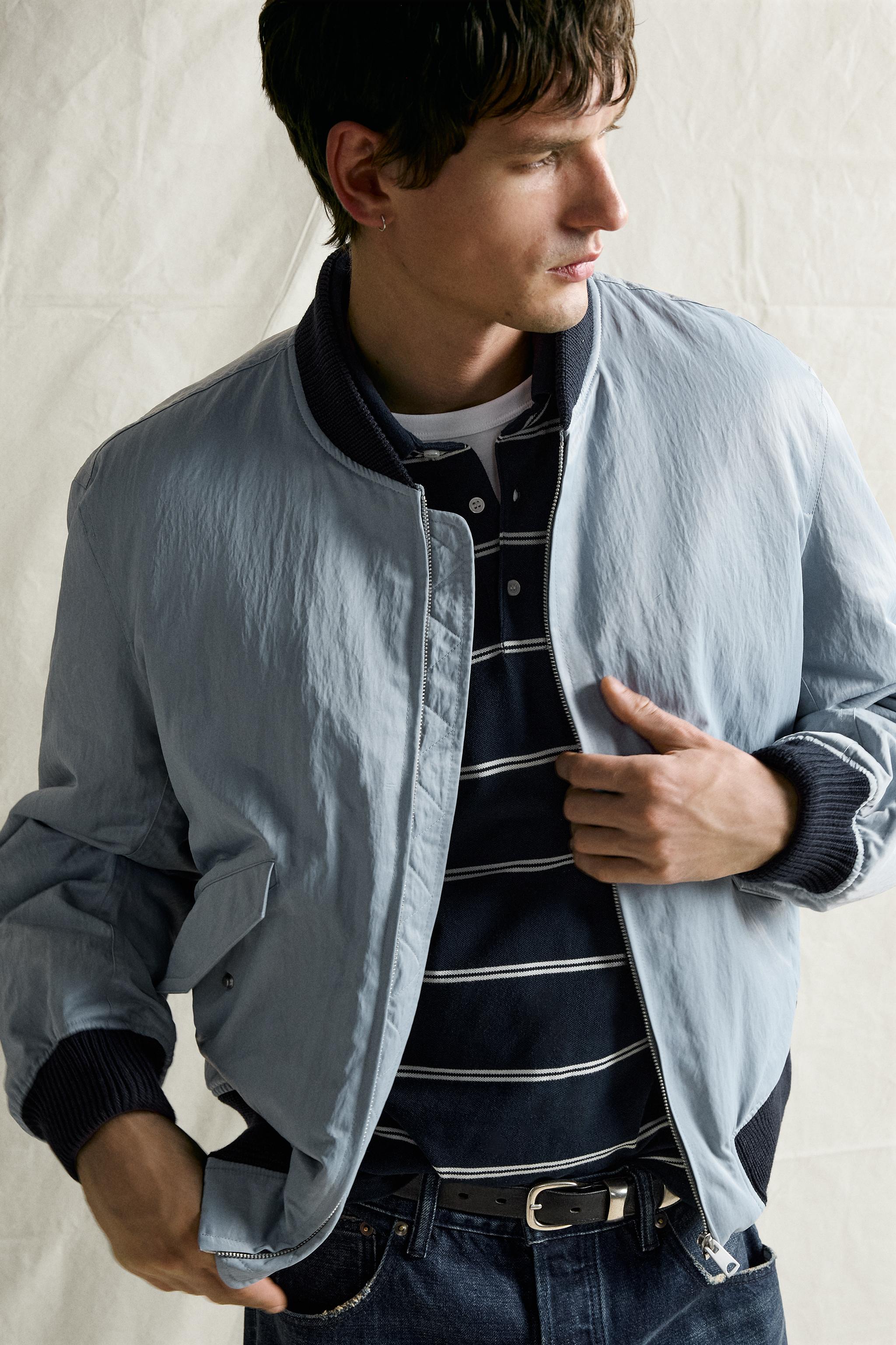 CONTRAST BOMBER JACKET